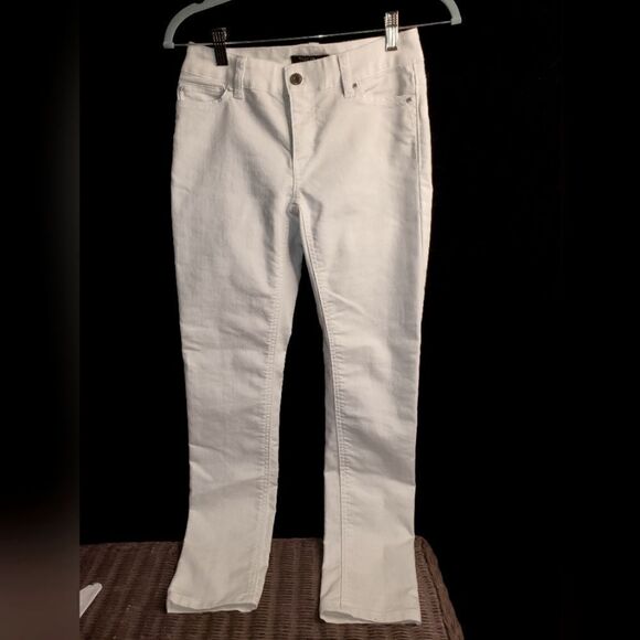 WHBM • White Slim Ankle Jeans Sz 00R - Picture 1 of 5